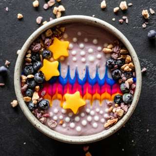 Tie-Dye Yogurt Smoothie Bowl