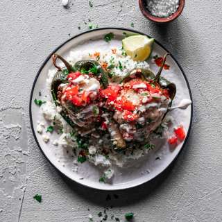 Meatloaf Stuffed Poblanos