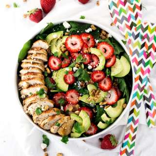 Simple Strawberry Spinach Salad Recipe