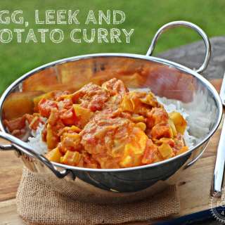 Egg, Leek and Potato Curry