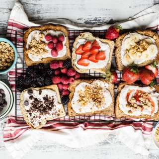 Banana Cottage Cheese Honey Spread