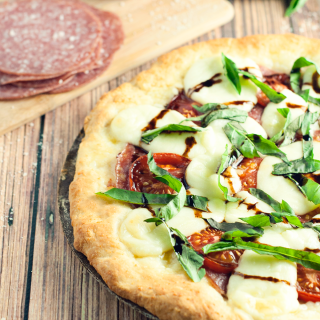 Margherita Pizza with Salami