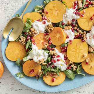 Persimmon Burrata Salad