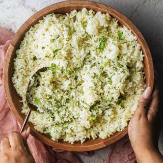 Cilantro Lime Rice (Rice Cooker)