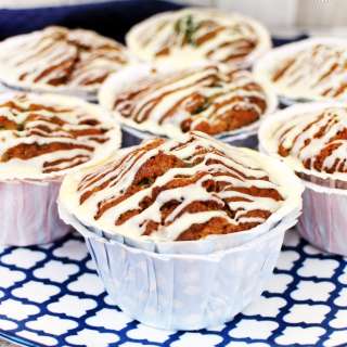 Blueberry, Banana & White Chocolate Chip Muffins