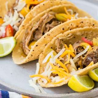 Crock Pot Pulled Pork Tacos