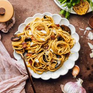 Bacon and Mushroom Carbonara