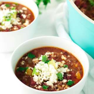 One Pot Stuffed Pepper Soup