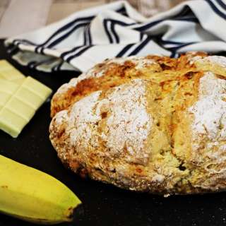 Chunky Monkey Soda Bread - quick, easy & delicious!