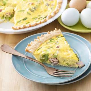 Ham and Asparagus Quiche