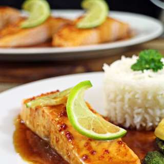 Grilled Salmon with Citrus Tamari Dressing