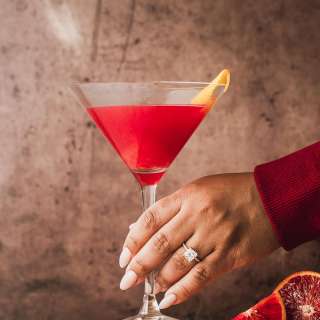 Blood Orange Martini