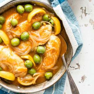 Spiced Chicken with Olives and Lemon