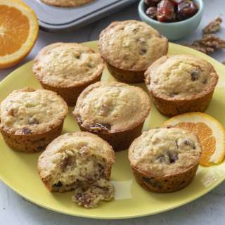 Orange Date Muffins
