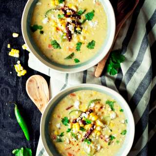 Mexican Style Easy Corn Chowder