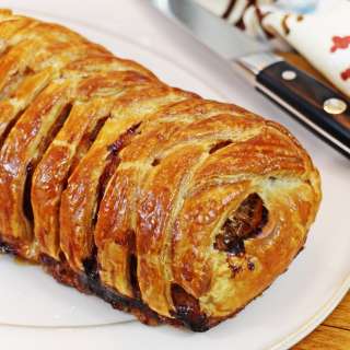 Italian Minced Beef Plait - so quick & easy to prepare.