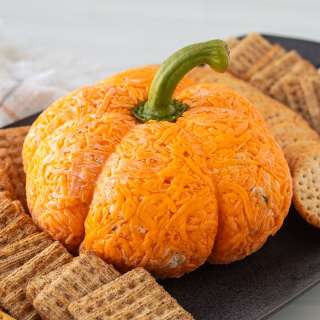 Pumpkin-Shaped Cheese Ball