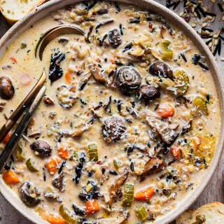 Rice and Mushroom Soup
