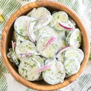 Creamy Cucumber Salad