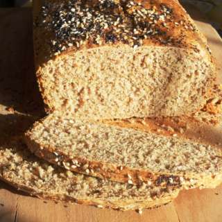 Spelt & Wholemeal No-knead Loaf