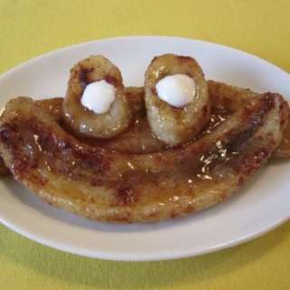 Baked Maple Bananas