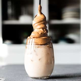 Fluffy Dalgona Coffee Nog