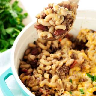 One Pot Chili Mac and Cheese