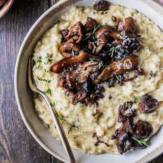 Mushroom Truffle Risotto