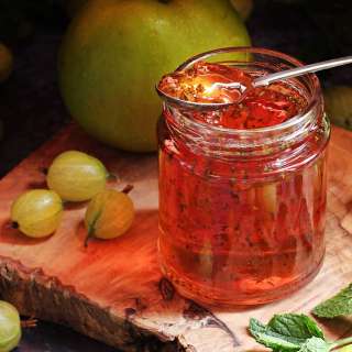 Gooseberry, Apple & Mint Jelly