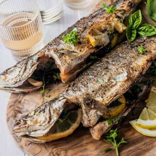 Grilled Whole Branzino Recipe with Lemon and Herbs