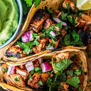 Grilled Adobo Chicken Tacos