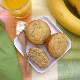 Banana Corn Muffins