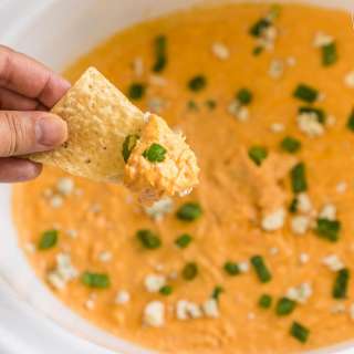 Crockpot Buffalo Chicken Dip