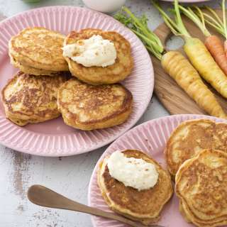 Carrot Cake Pancakes for Easter Brunch