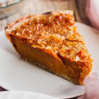 Brulee Bourbon Sweet Potato Pie