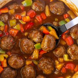Crock Pot Sweet and Sour Meatballs