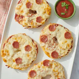 Homemade Pizza Bagels