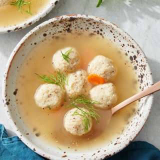 Mini Matzah Ball Soup