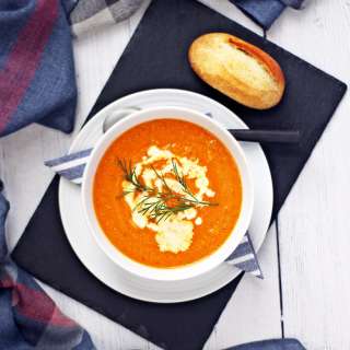 Tomato, Carrot and Dill Soup