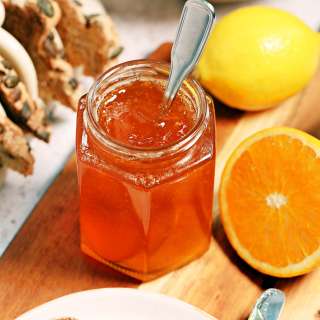 Simple Shredless Orange Marmalade (or with shreds)