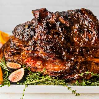 Honey Fig Glazed Ham