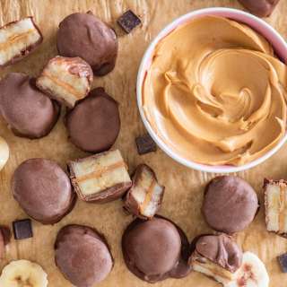 Frozen Chocolate Peanut Butter Banana Bites