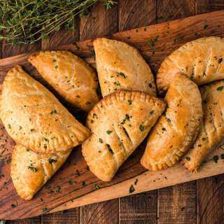 Mushroom Turnovers with Cream Cheese Pastry