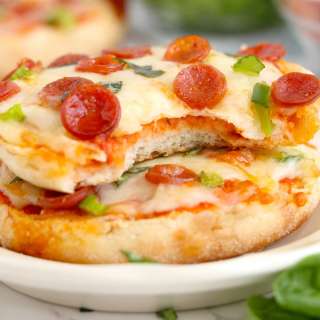 Air Fryer English Muffin Pizza
