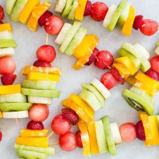 Rainbow Fruit Kabobs