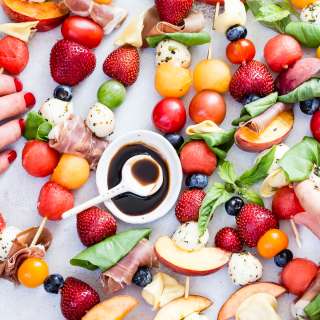 Fruit Caprese Kabobs