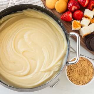 Cheesecake Fondue