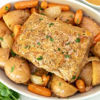 Slow Cooker Pork Roast with Potatoes and Carrots