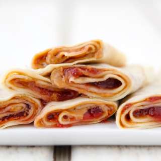 Peanut Butter and Jelly Crepes