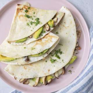 Mushroom Quesadillas